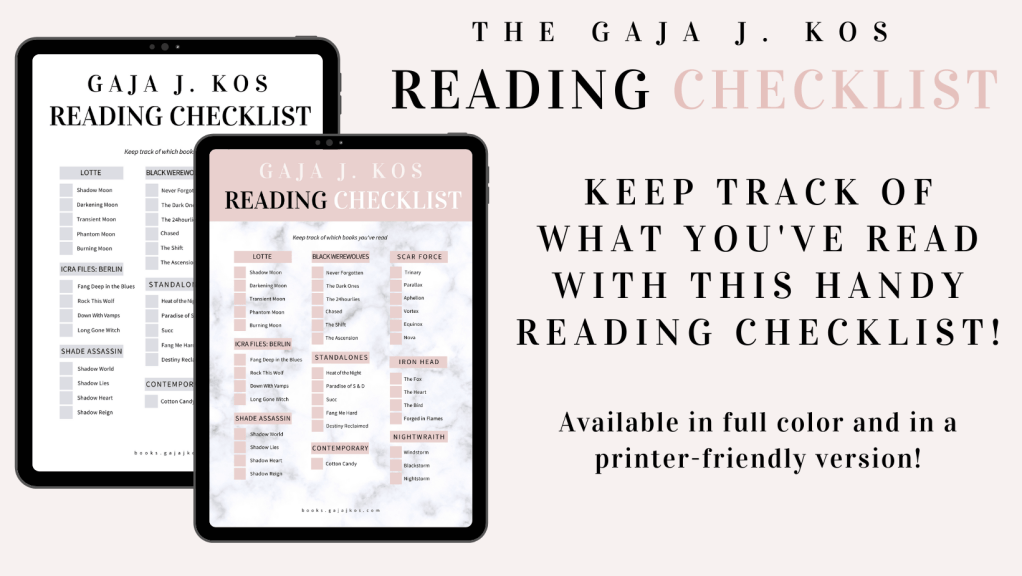 KEEP TRACK OF WHAT YOU'VE READ WITH THIS HANDY READING CHECKLIST!